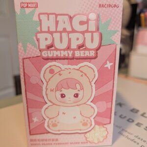 Authentic Pop Mart Hacipupu Gummy Bear  Vinyl Plush Pendant - PEACH